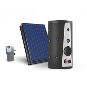 Solar-Heißwasserspeicher - WITH M4 SELECTIVE - Calpak-Cicero Hellas - freistehend / vertikal / für Privatgebrauch