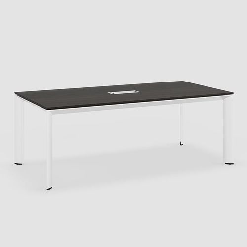 Moderner Besprechungstisch - AL MEETING - Bene GmbH - Holz / Gestell aus Aluminium / rechteckig