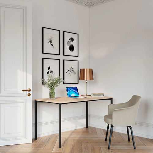 Tisch / minimalistisches Design - PORTS SLIM - Bene GmbH - Buche / Ahornholz / Gestell aus Eiche