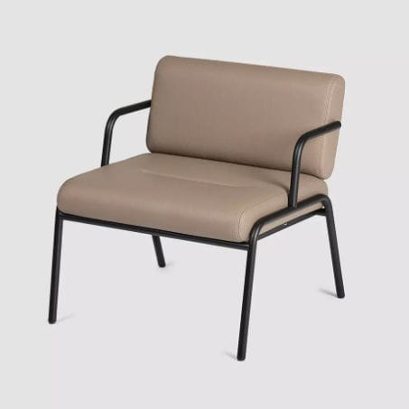 Moderner Sessel - CASUAL - Bene GmbH - Stoff / Leder / Metall