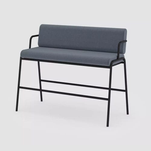 Moderne Bank - CASUAL - Bene GmbH - Stoff / Metall / mit Rückenlehne