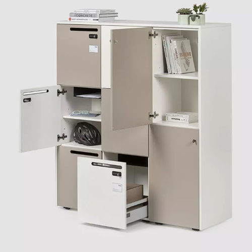 Metall-Garderobenschrank - S - Bene GmbH - Zahlen / für öffentliche Einrichtungen / für Büro
