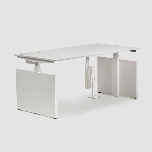 Bodenstehender Schreibtisch - CLASSIC PURE LIFT - Bene GmbH - individuell / modern / Holzfurnier