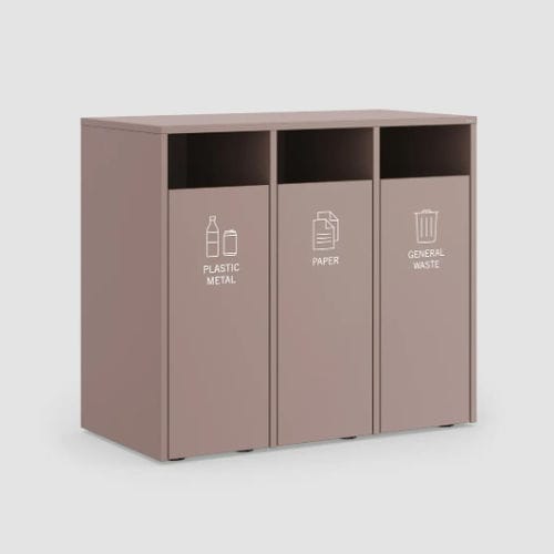 Kunststoff-Abfallbehälter - Bene GmbH - für den Innenraum / System / freistehend