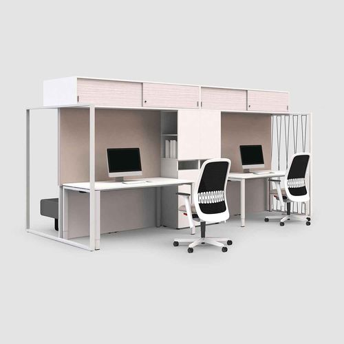 Hoher Aktenschrank - FRAME_S - Bene GmbH - Holzfurnier / modern / für Lagerung