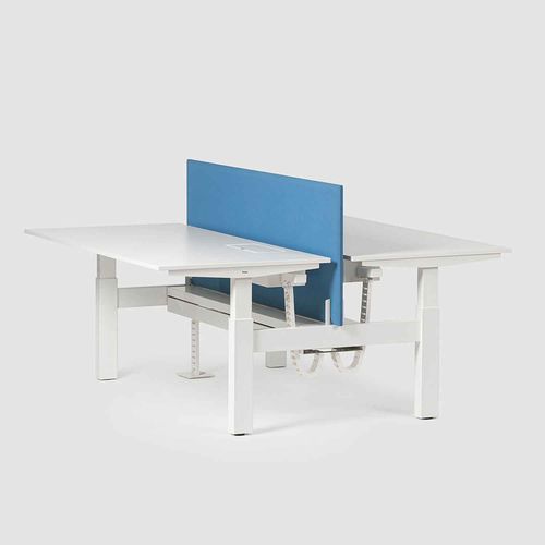 Schreibtisch für Open Space - LEVEL PURE TWIN - Bene GmbH - bodenstehend / für 2 Personen / individuell