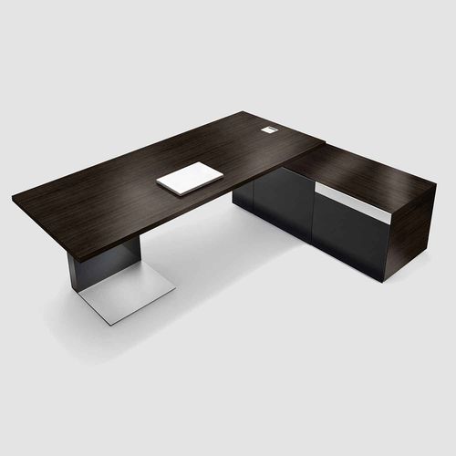 Chefschreibtisch - P2 MANAGEMENT - Bene GmbH - bodenstehend / modern / Holzfurnier