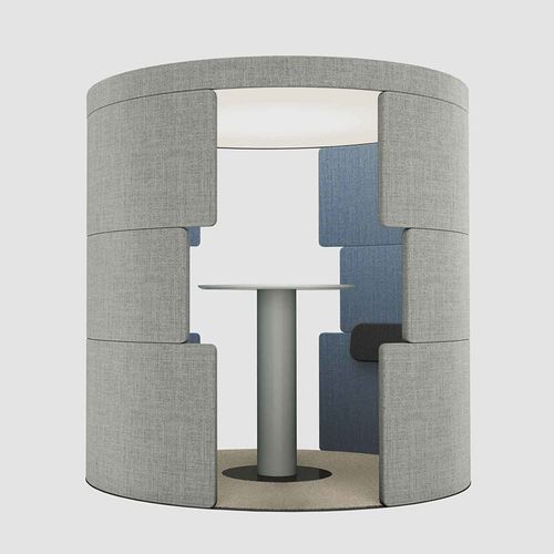 Moderner Tisch - PARCS TOGUNA - Bene GmbH - Kunststoff / Gestell aus Kunststoff / rund