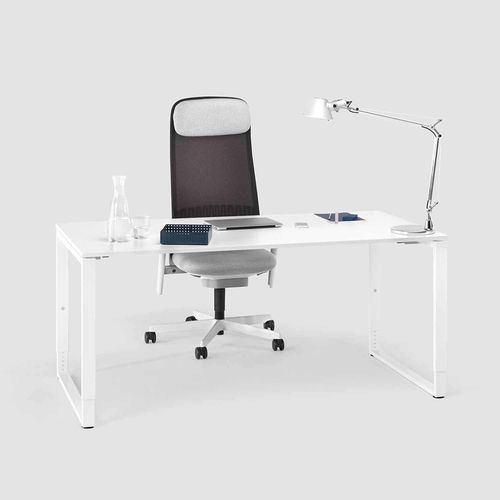 Schreibtisch für Open Space - SQUARE WORKSTATION - Bene GmbH - bodenstehend / modern / Laminat