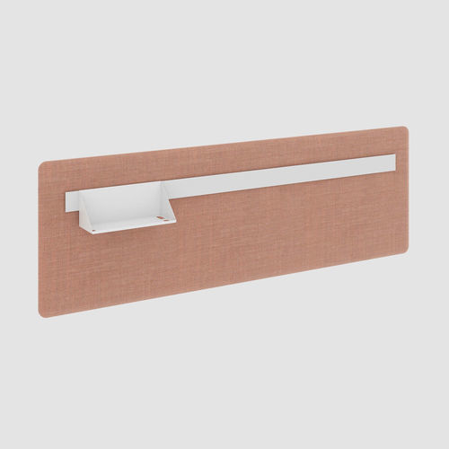 Tisch-Bürotrennwand - T-PANEL - Bene GmbH - Stoff / Schutz / blau