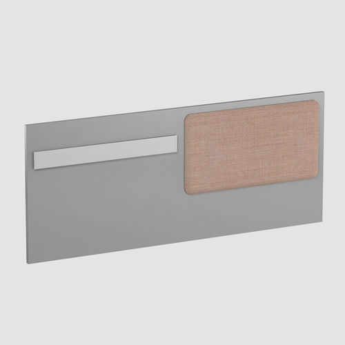 Tisch-Bürotrennwand - T-PANEL PURE - Bene GmbH - Stoff / Holz / melaminbeschichtet