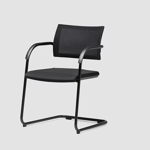 Besucherstuhl / minimalistisches Design - B_CAUSE - Bene GmbH - für den Innenraum / Kunststoff / Stoff