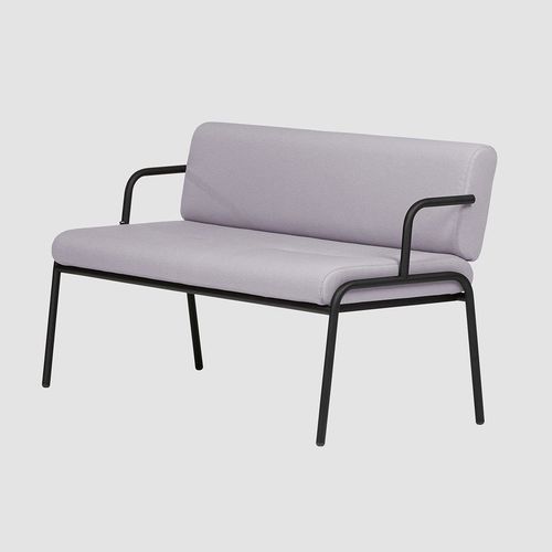 Moderne Polsterbank - CASUAL LOW - Bene GmbH - Metall / Stoff / für Wartezimmer