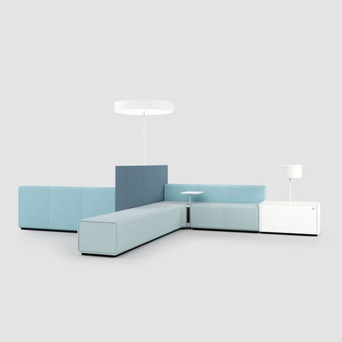 Modulare Polsterbank - PARCS CAUSEWAY - Bene GmbH - modern / Stoff / Leder