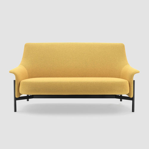 Modernes Sofa - PORTS - Bene GmbH - Stoff / Hochlehner / schwarz