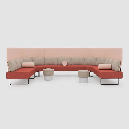 Modulare Polsterbank - SETTLE - Bene GmbH - modern / Stoff / Gestell aus Metall