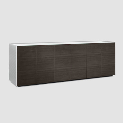 Niedriger Aktenschrank - AL STAURAUM - Bene GmbH - hoch / Holz / Aluminium