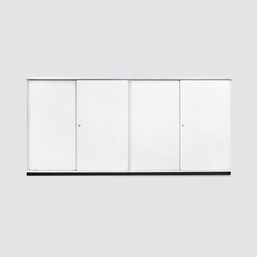 Niedriger Aktenschrank - K2 STAURAUM - Bene GmbH - hoch / Laminat / Glas
