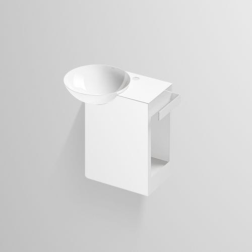 Wandhängender Waschtisch-Unterschrank - WP.INSERT SERIES - Alape - versiegelter Stahl / modern / ohne Tür