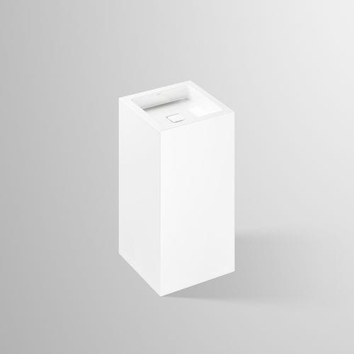 Bodenstehendes Waschbecken - Q SERIES - Alape - antibakteriell / rechteckig / ohne Öffnung