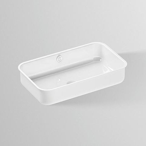 Einbauwaschbecken - UB.SR SERIES - Alape - versiegelter Stahl / mit integrierter Waschtischplatte / antibakteriell