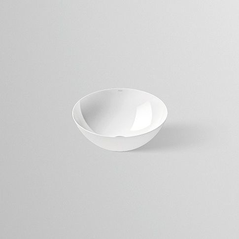 Aufsatzwaschbecken - SB.K SERIES - Alape - versiegelter Stahl / antibakteriell / oval