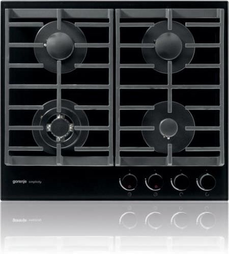 Gaskochfeld - SIMPLICITY : GKTG6SY2B - GORENJE - mit 4 Kochfeldern / Einbau / mit Drehknöpfen