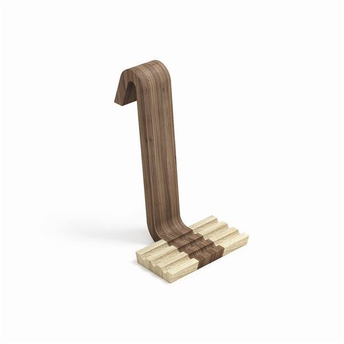 Wandmontierter Seifenhalter - CATINO : CT10400000 - Disegno Ceramica - Holz