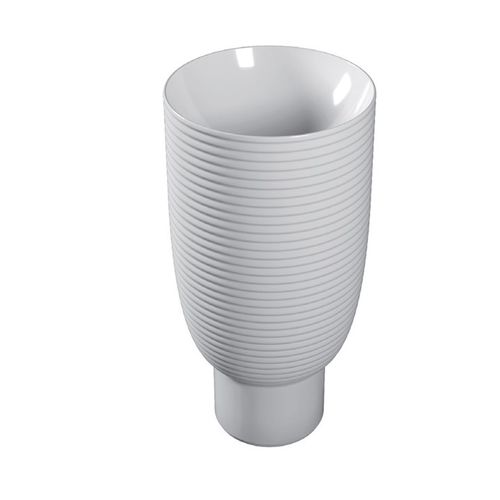 Bodenstehendes Waschbecken - LOOM : LO08542001 - Disegno Ceramica - Keramik / rund / modern