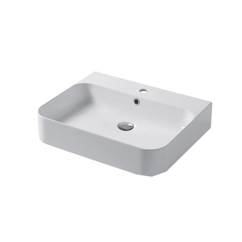 Wand-Waschbecken - SLIM : SL06048101 - Disegno Ceramica - Keramik / rechteckig / modern