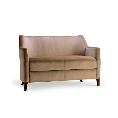 Modernes Sofa - MILANO LOUNGE 2 - DRIGANI SRL - Samt / Kunstleder / beige