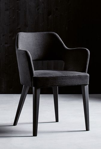 Moderner Stuhl - PARIGI P - DRIGANI SRL - für den Innenraum / Stoff / Gestell aus Holz