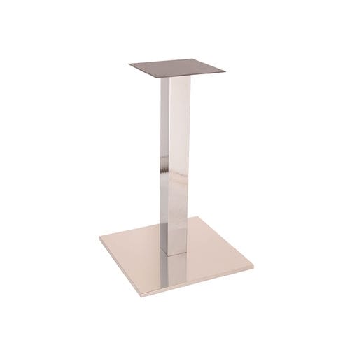 Tischgestell / polierter Edelstahl - FT 060 - DRIGANI SRL - Chromstahl / modern
