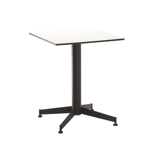 Moderner Tisch - FT 022 - DRIGANI SRL - Edelstahl / Gestell aus rostfreiem Edelstahl / quadratisch