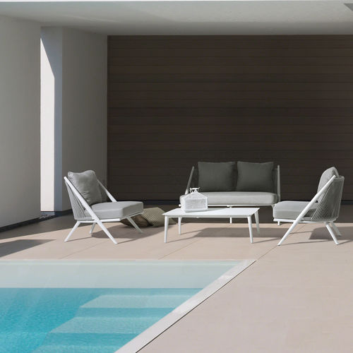 Modernes Sofa - SANTA CRUZ LOUNGE - DRIGANI SRL - für Außenbereich / Acrylgewebe / Kordel