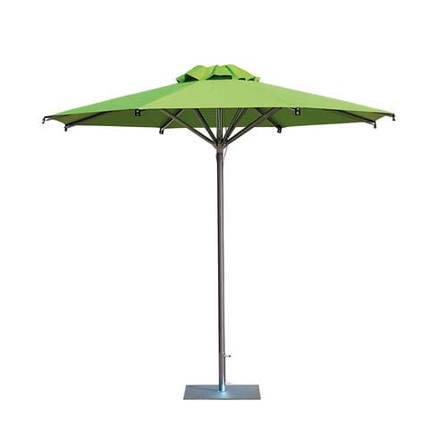 Quadratischer Sonnenschirm - NAPOLI INOX - DRIGANI SRL - achteckig / mit Zentralmast / Aluminium