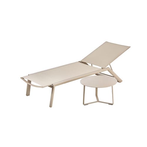 Moderner Couchtisch - FT 740 - DRIGANI SRL - Aluminium / Gestell aus Aluminium / rund