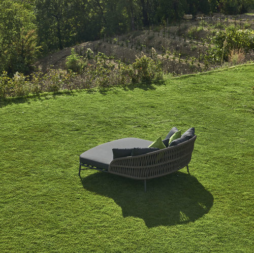 Moderne Sonnenliege - DROP - DRIGANI SRL - Textilene / Aluminium / Kordel