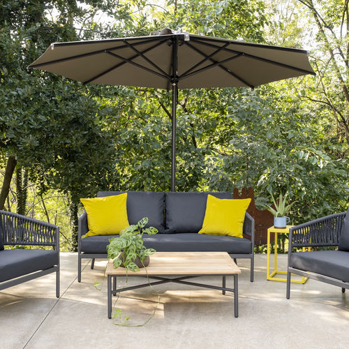 Modernes Sofa - GAIA-BELIZE - DRIGANI SRL - für Außenbereich / Textilene / Kordel