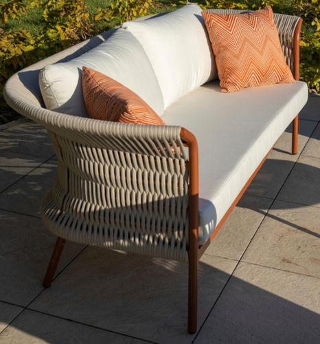 Modernes Sofa - fly - DRIGANI SRL - für Außenbereich / Stoff / Schaumstoff