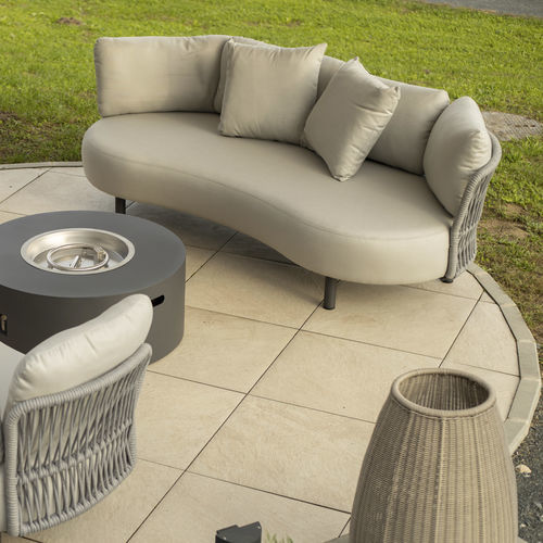 Modernes Sofa - MOON - DRIGANI SRL - Stoff / Polyester / Polyethylen
