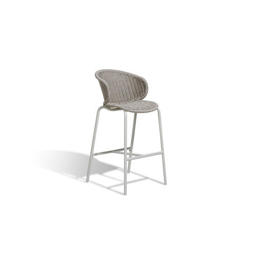 Moderner Hocker - Bilbao - DRIGANI SRL - Textilene / Kordel / Aluminium