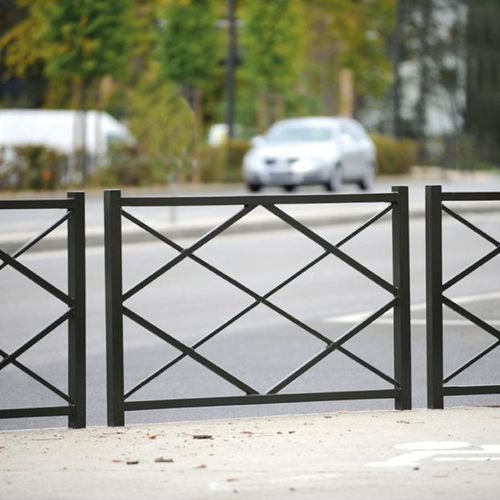 Schutzabsperrung - DIAMOND - PROCITY - feststehend / verzinkter Stahl / für öffentliche Bereiche