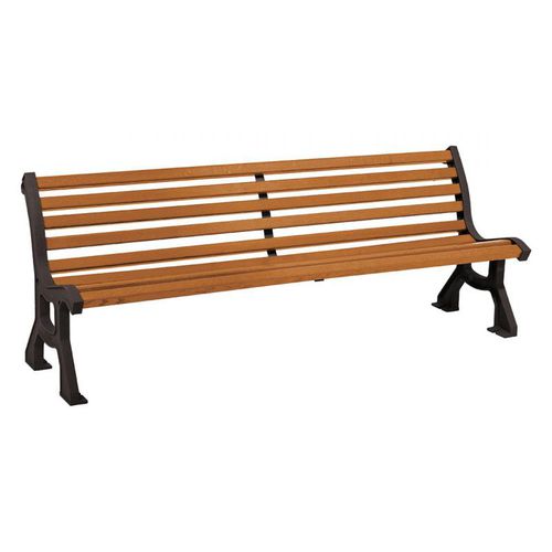 Moderne Gartenbank - LUBLIN - PROCITY - galvanisiertem Stahl / Stahl / Edelstahl