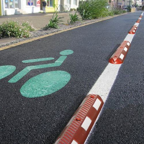 Trenn-Randstein - LANE DELINEATORS - PROCITY - für Garten / Gummi / für Außenbereich
