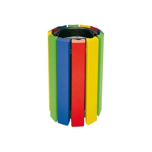 Park-Abfallbehälter - JUNIOR COLOGNE - PROCITY - System / Tropenholz / Laubholz