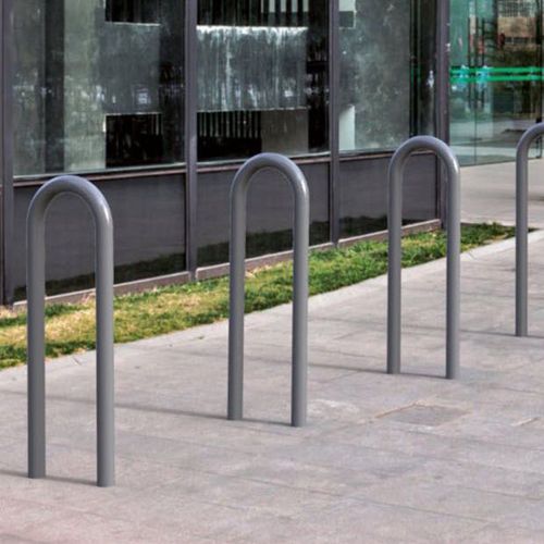 Bodenstehende Fahrradstütze - TROMBONE - PROCITY - vertikal / für öffentliche Bereiche / galvanisiertem Stahl