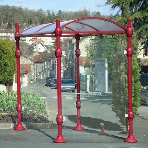 Glasbuswartehalle - Province Agora - PROCITY - Aluminium / anodisiertes Aluminium / Aluminiumguss