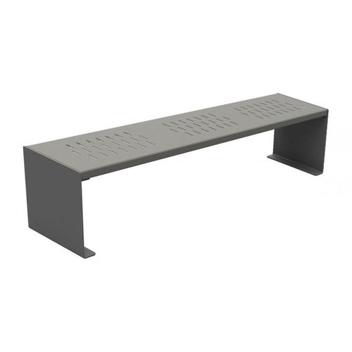 Moderne Bank für den öffentlichen Raum - KUBE - PROCITY - galvanisiertem Stahl / aus lackiertem Stahl / Zink