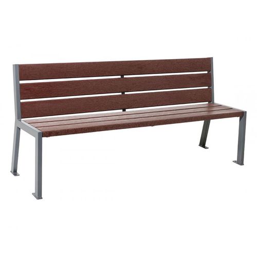 Bank für den öffentlichen Raum / Design - SILAOS® - PROCITY - Recyclingkunststoff / Stahl / Zink